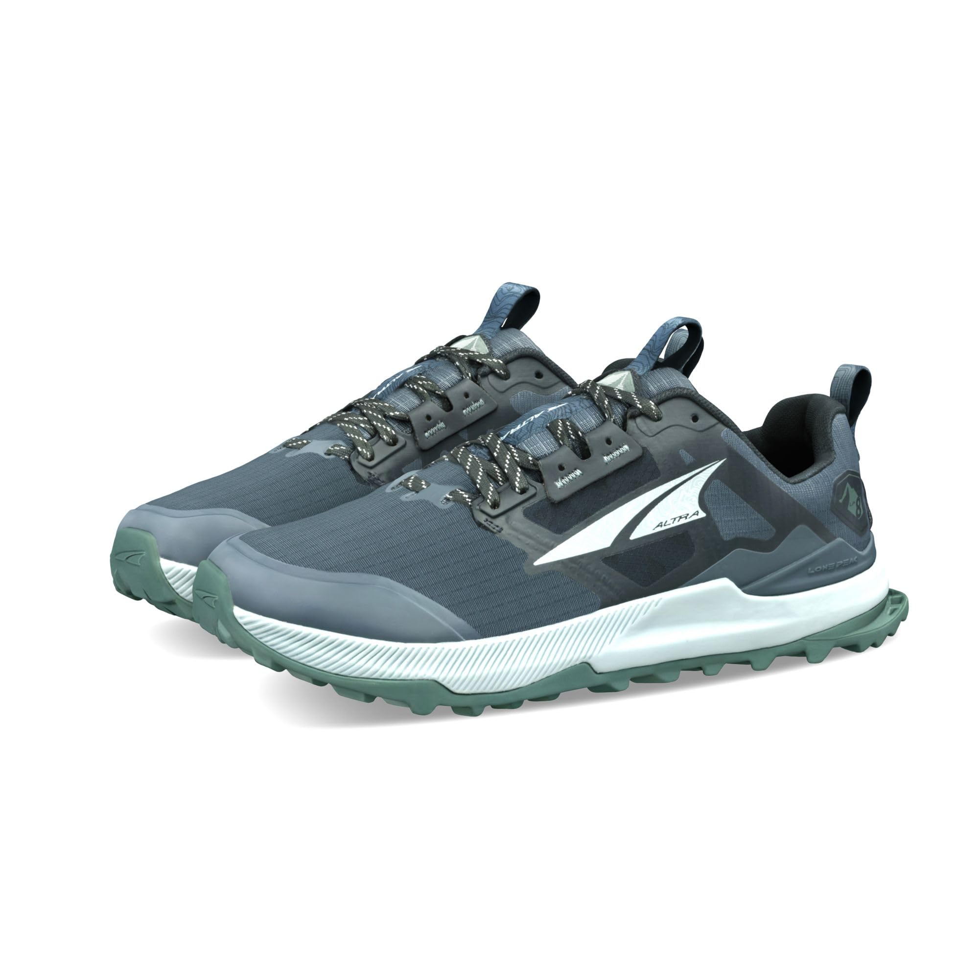 Altra Lone Peak 8 - Women's BLACK/GRAY Shoe Deals Outlet