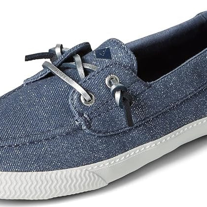 Sperry Lounge Away 2 - Women's Sparkle Denim Shoe Deals Outlet