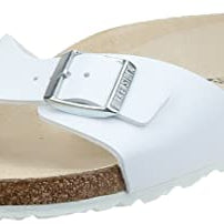 Birkenstock Madrid Birko - Flor - Unisex White Shoe Deals Outlet