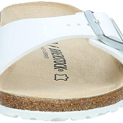 Birkenstock Madrid Birko - Flor - Unisex White Shoe Deals Outlet