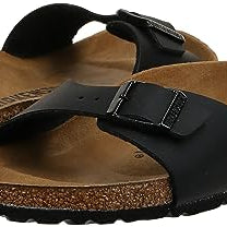 Birkenstock Madrid Birko - Flor - Unisex Black Shoe Deals Outlet
