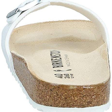 Birkenstock Madrid Birko - Flor - Unisex White Shoe Deals Outlet