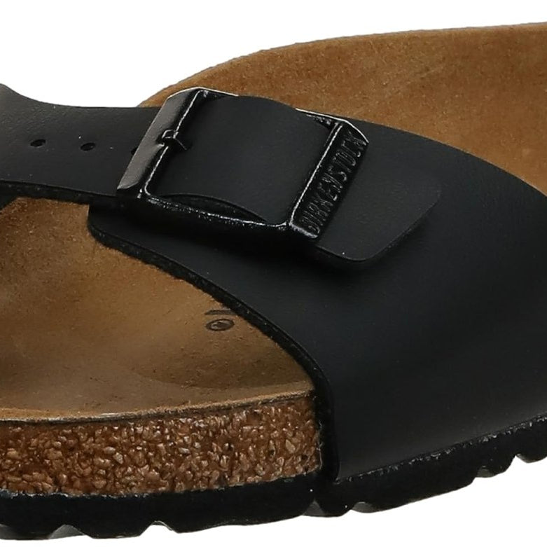 Birkenstock Madrid Birko - Flor - Unisex Black Shoe Deals Outlet