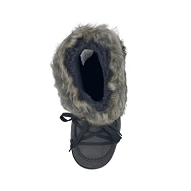 BEARPAW Marilyn Boots - Women's Charcoal Shoe Deals Outlet