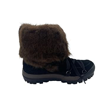 BEARPAW Marilyn Boots - Women's Black/Brown Shoe Deals Outlet
