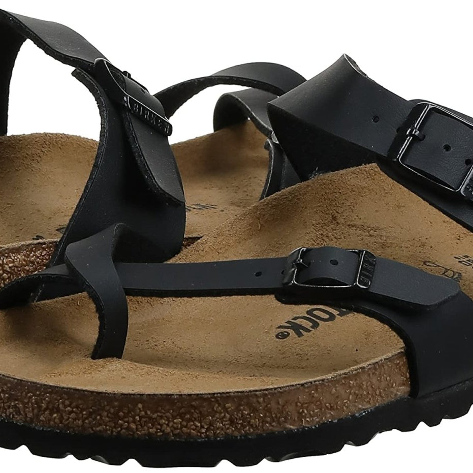 Birkenstock Mayari Birko - Flor - Unisex Black Shoe Deals Outlet