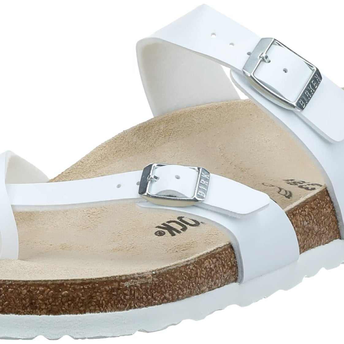 Birkenstock Mayari Birko - Flor - Unisex White Shoe Deals Outlet