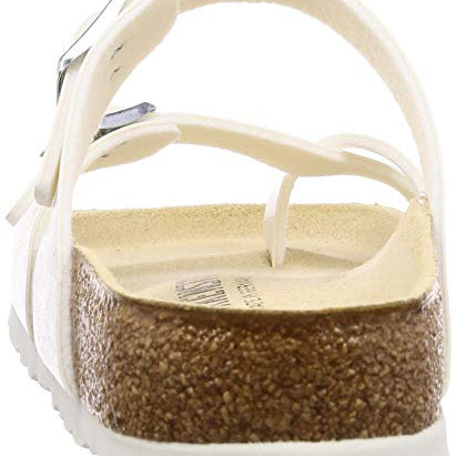 Birkenstock Mayari Birko - Flor - Unisex White Shoe Deals Outlet