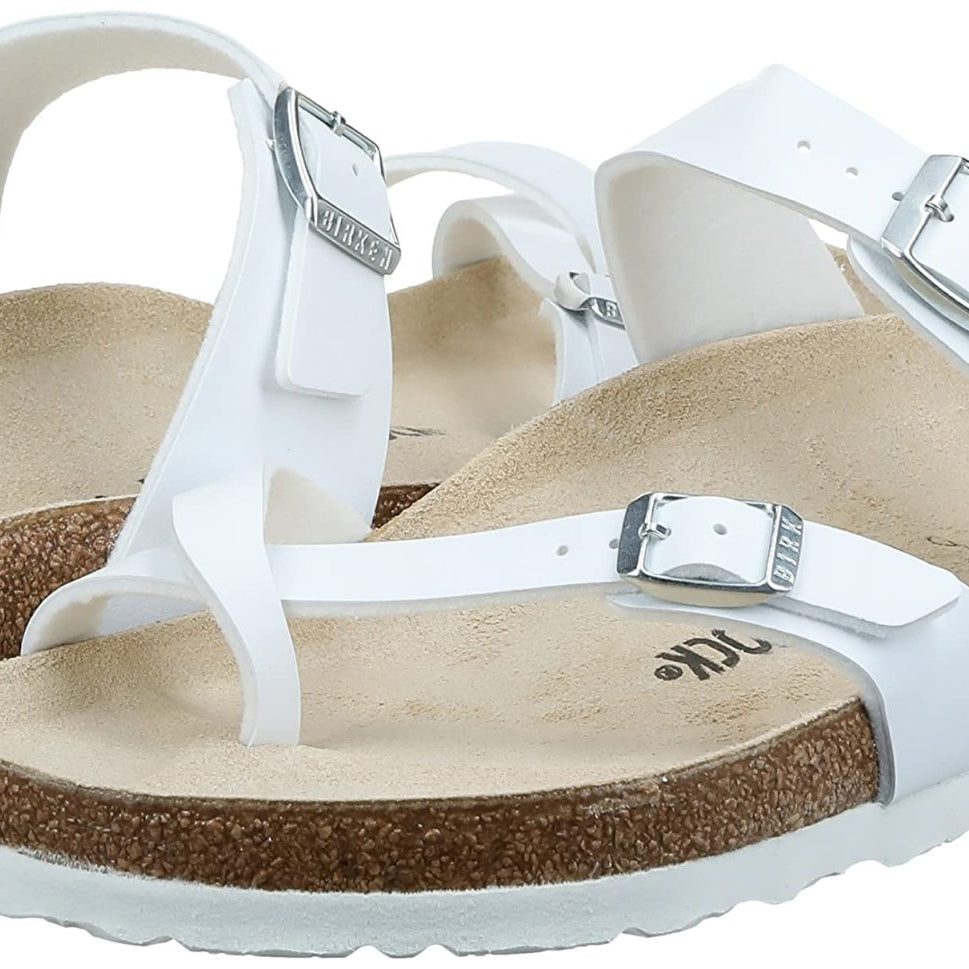 Birkenstock Mayari Birko - Flor - Unisex White Shoe Deals Outlet