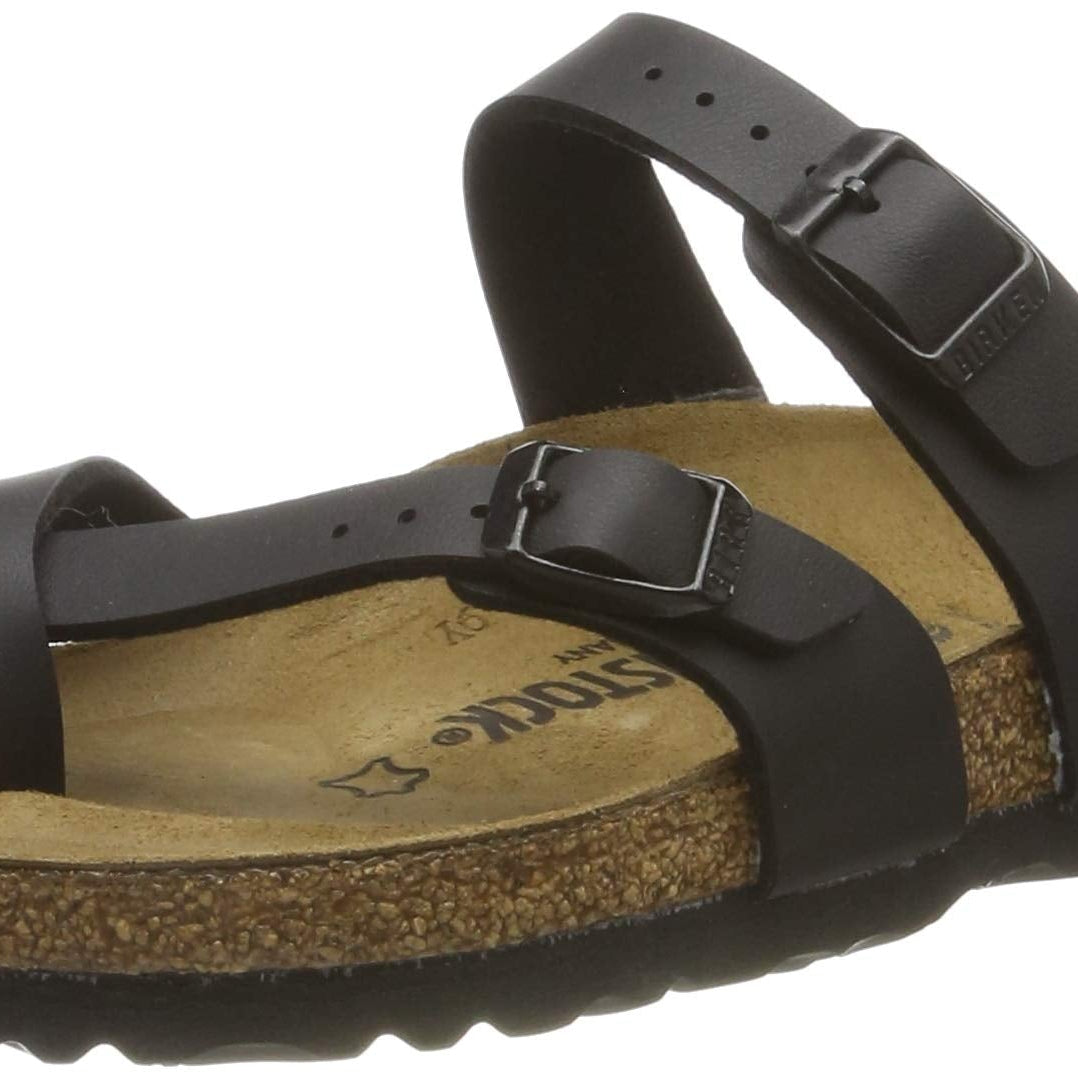 Birkenstock Mayari Birko - Flor - Unisex Black Shoe Deals Outlet
