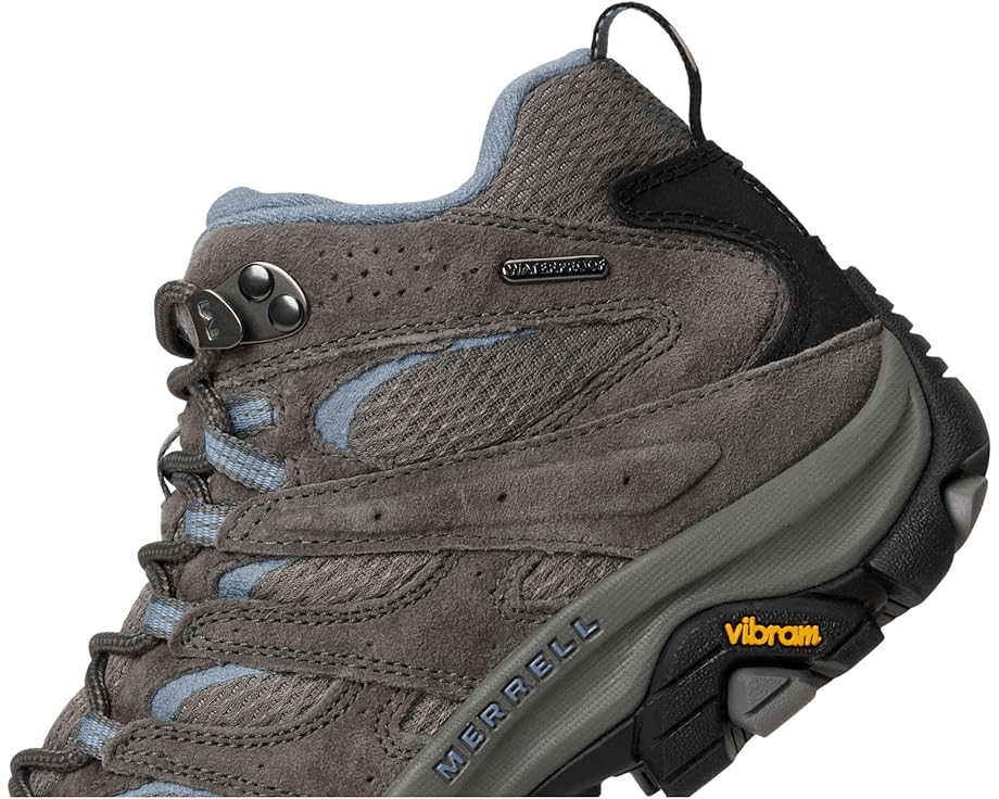 Merrell Moab 3 Mid Waterproof Granite 7.5 BB 194713937446_NMB Shoe Deals Outlet