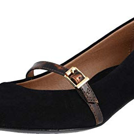 VIONIC Minnie Torteis - Women's Black Suede Tortoise Shoe Deals Outlet