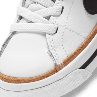 Nike Court Legacy White / Desert Ochre / Gum Light Brown / Black 5 194954532677 Shoe Deals Outlet