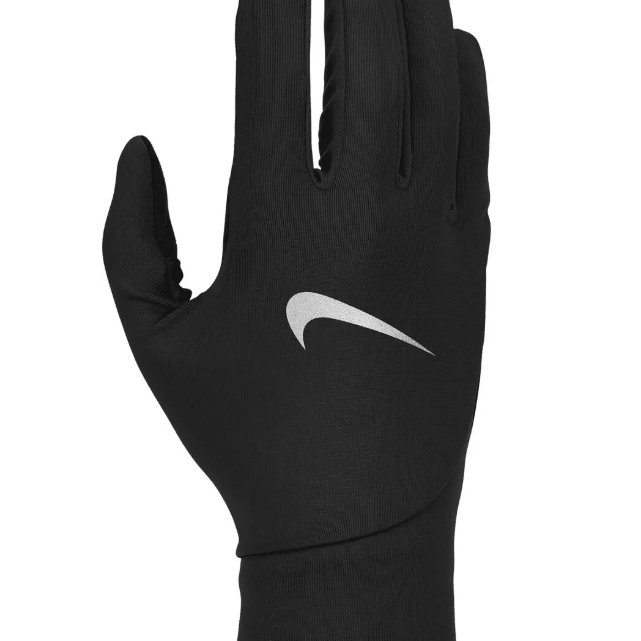Nike Lightweight Tech Runnin Gloves Black / Silver Large 887791182272 Shoe Deals Outlet