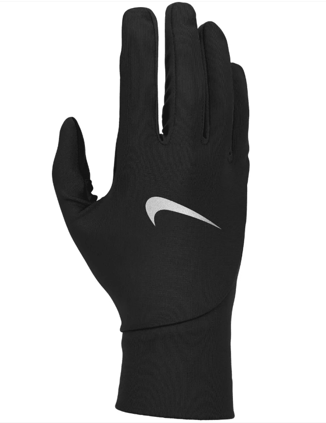 Nike Lightweight Tech Runnin Gloves Black / Silver Large 887791182272 Shoe Deals Outlet
