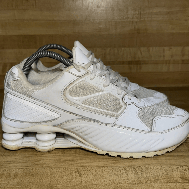 Nike Nike Shox Enigma White 10 M 193154390414 Shoe Deals Outlet