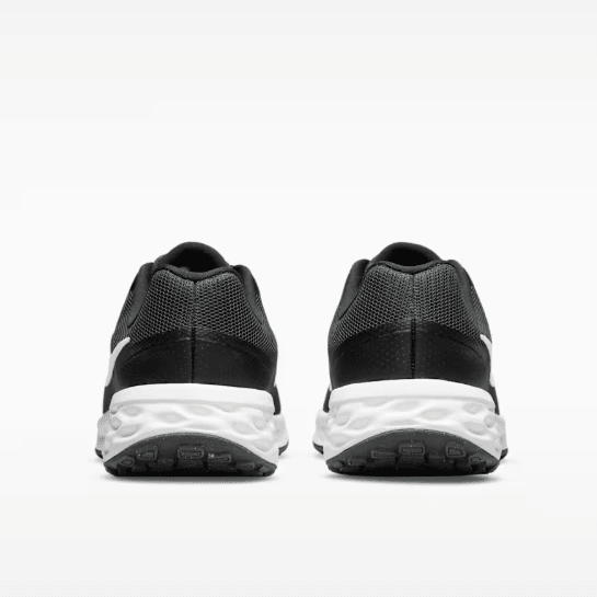 Nike Revolution 6 NN GS Black / White / Dark Smoke Grey 6.5 195244180608 Shoe Deals Outlet