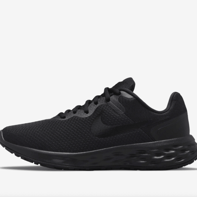 Nike Running Shoes Revolution 6 Black / Black / Dark Smoke Grey 8 M 195242835944 Shoe Deals Outlet