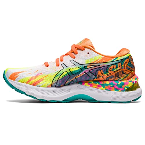 ASICS Nimbus 23 - Women's Hot Pink/Sour Yuzu Shoe Deals Outlet