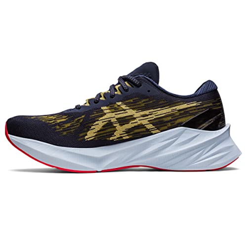 ASICS Novablast 3 - Men's Midnight/Olive Oil Shoe Deals Outlet