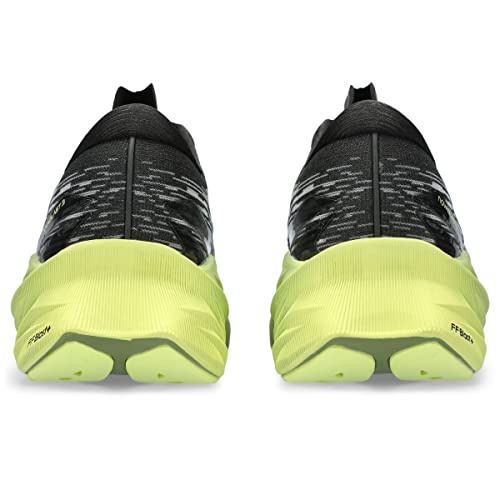 ASICS Novablast 3 - Men's Black/Dried Leaf Green Shoe Deals Outlet