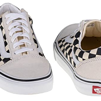 Vans Old Skool Classic - Unisex Off - White/Black Checkerboard Shoe Deals Outlet