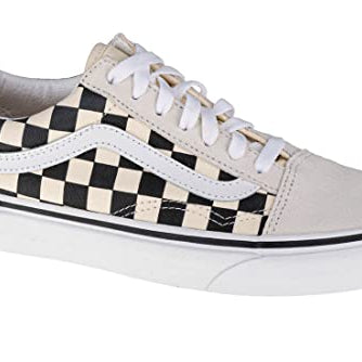 Vans Old Skool Classic - Unisex Off - White/Black Checkerboard Shoe Deals Outlet