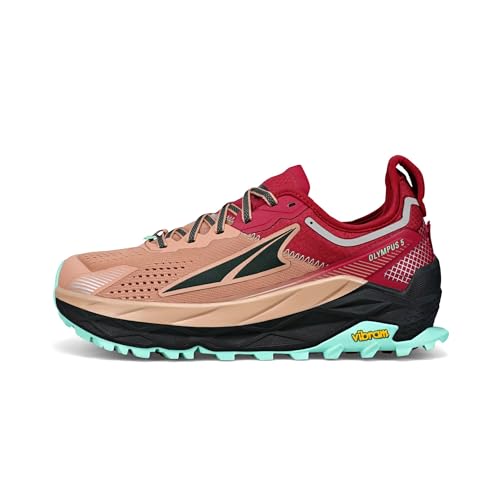 Altra Olympus 5 - Women's Brown/Red Shoe Deals Outlet
