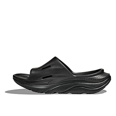 Hoka Ora Recovery 3 Slide - Unisex Black/Black Shoe Deals Outlet