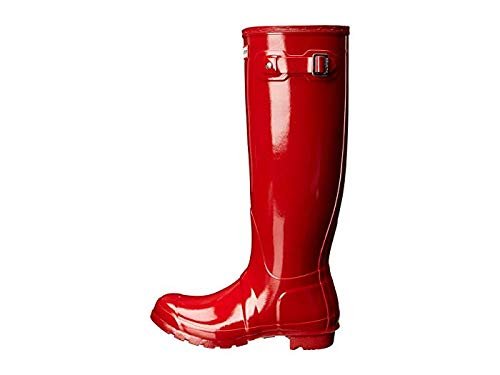 Hunter Original Tall Gloss - Women's Military Red Shoe Deals Outlet