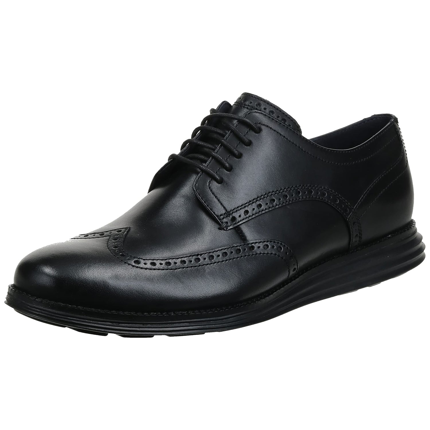 Cole Haan OriginalGrand Wingtip Black Oxford - Men's Black/Black Shoe Deals Outlet