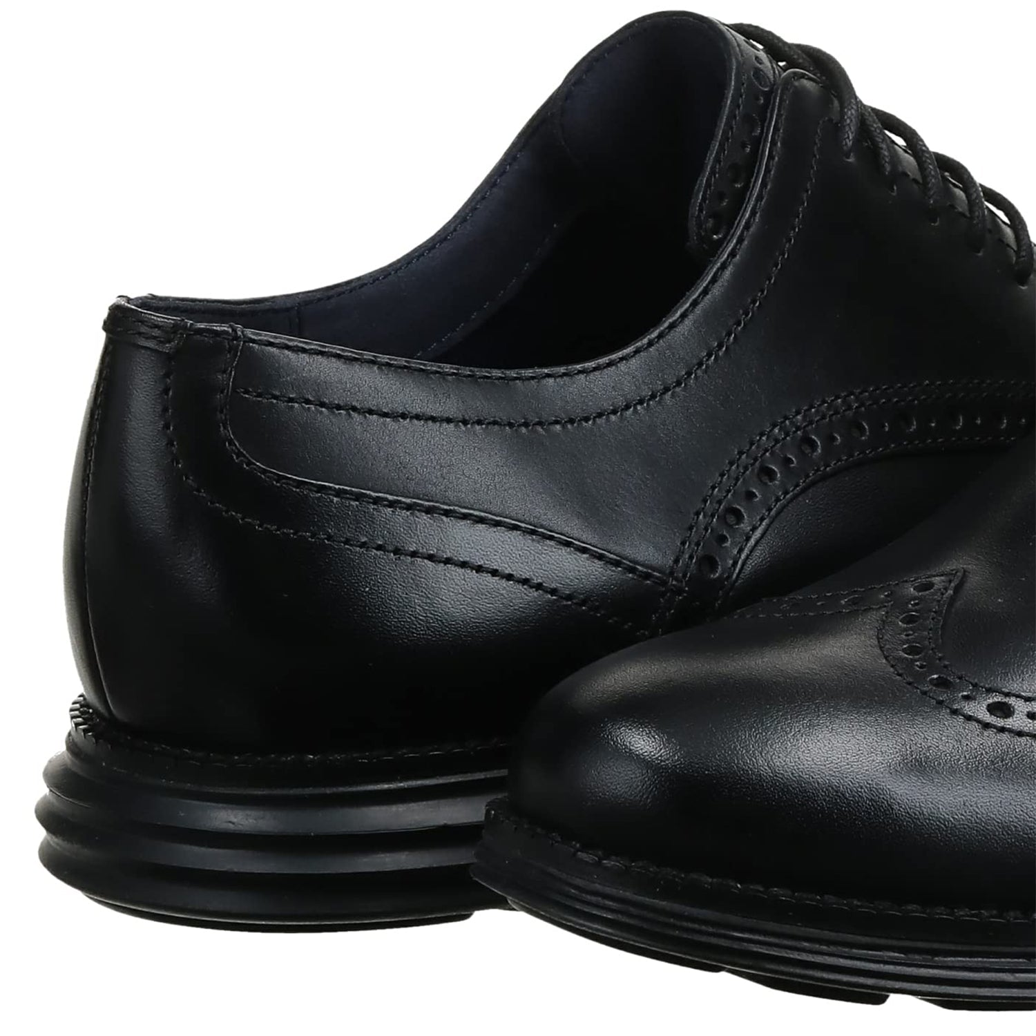 Cole Haan OriginalGrand Wingtip Black Oxford - Men's Black/Black Shoe Deals Outlet