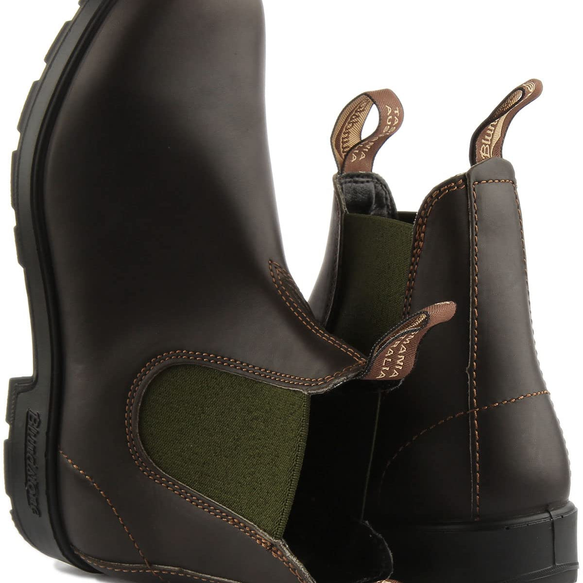 Blundstone Originals Boots - Unisex Stout Brown/Olive Shoe Deals Outlet
