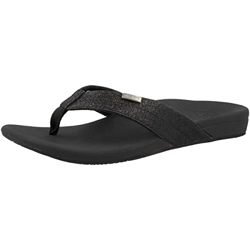 Reef Ortho Spring - Women's Black/Black Glitter Shoe Deals Outlet