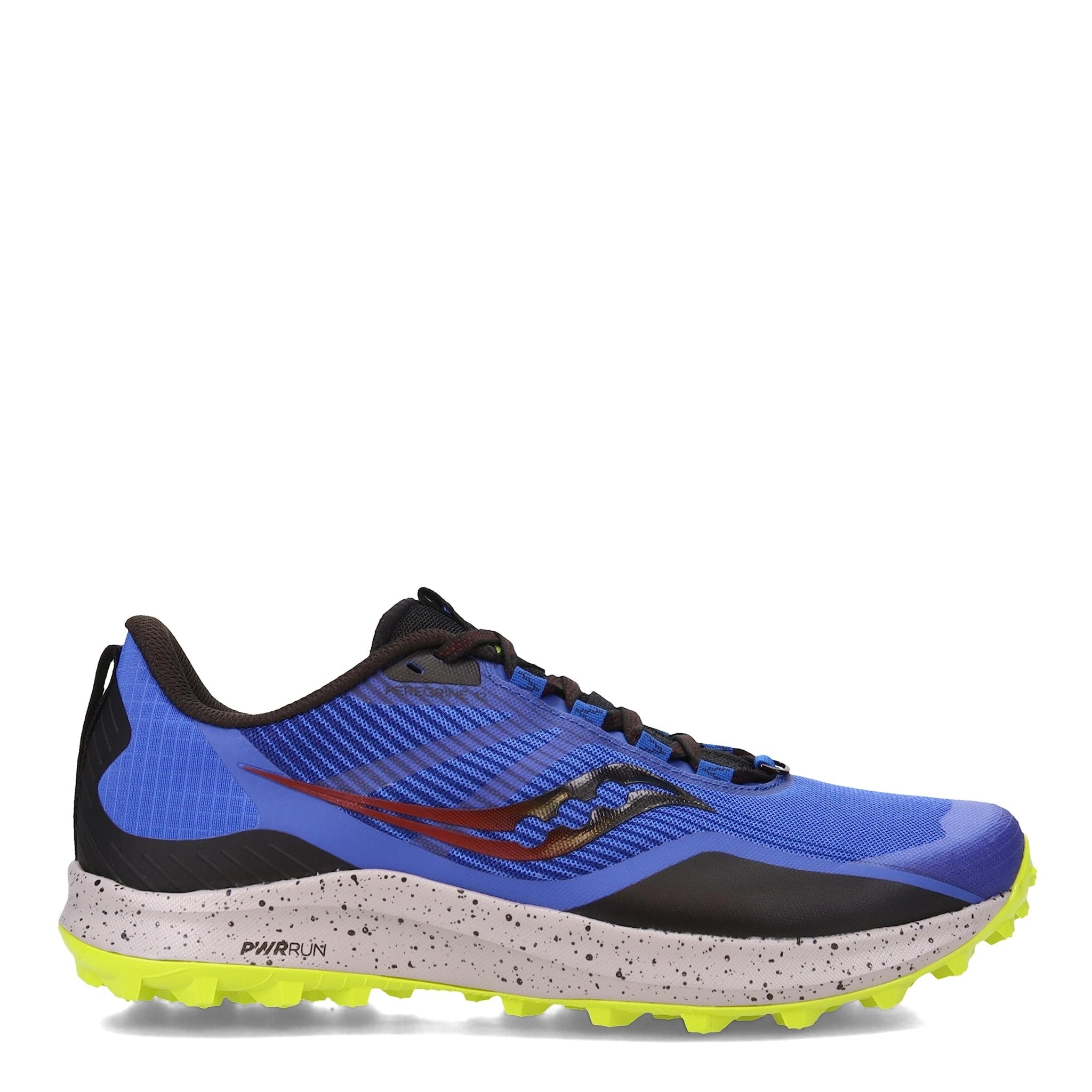 Saucony Peregrine 12 - Men's Blue Raz/Acid Shoe Deals Outlet