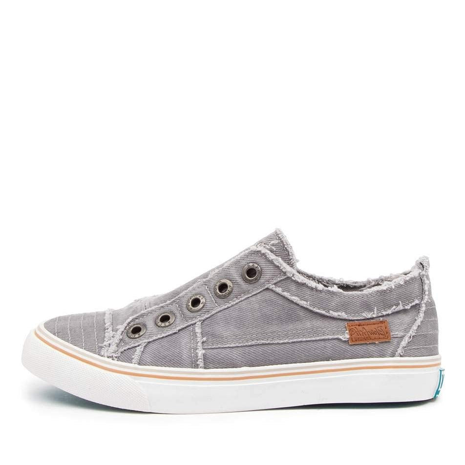 Blowfish Malibu Play - Women's Light Grey Hipster Smoked Twill Shoe Deals Outlet