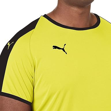 PUMA Liga Jersey Yellow Medium 191239576159 Shoe Deals Outlet