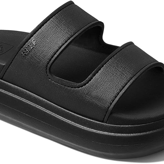 Reef Cushion Bondi 2 Bar Black / Black 8 M 0196985147691 Shoe Deals Outlet