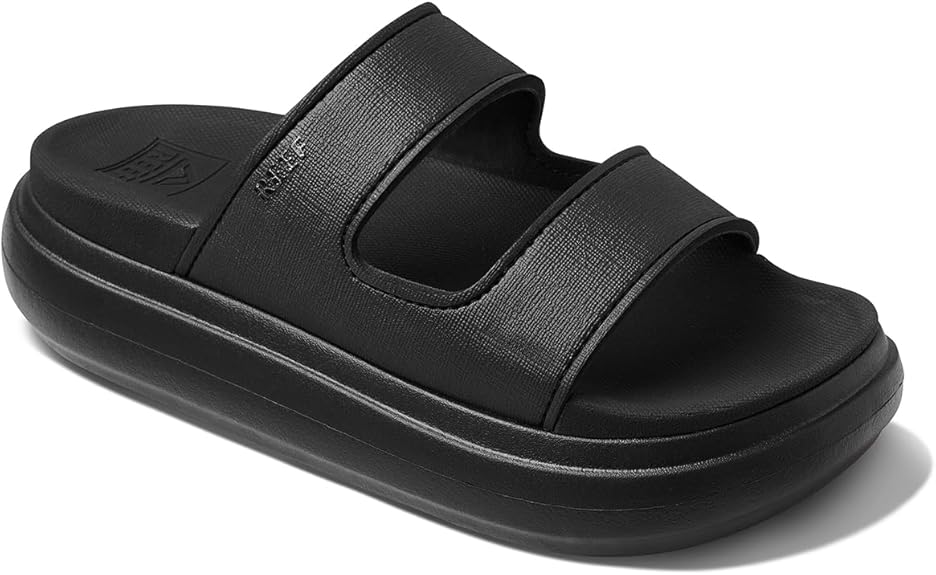 Reef Cushion Bondi 2 Bar Black / Black 8 M 0196985147691 Shoe Deals Outlet