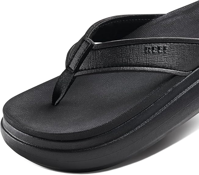 Reef Cushion Bondi Black / Black 9 M 0196985147769 Shoe Deals Outlet
