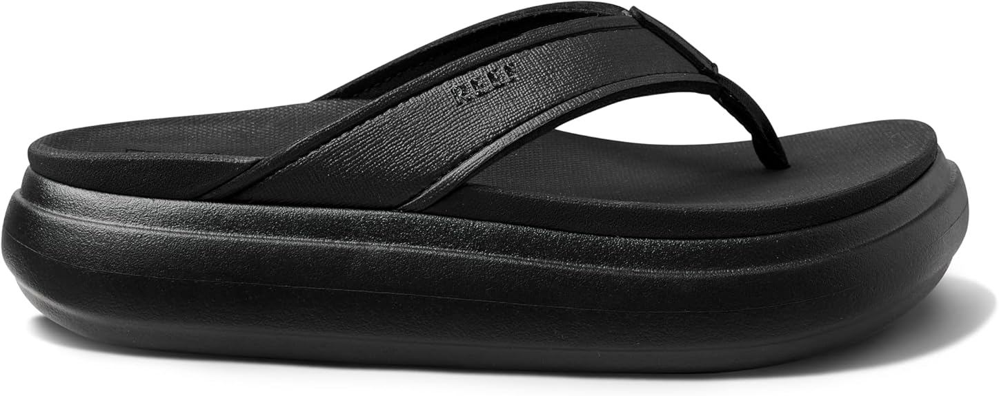 Reef Cushion Bondi Black / Black 9 M 0196985147769 Shoe Deals Outlet