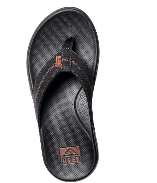 Reef Cushion Phantom 2.0 Leather Black / Coffee 10 M 196985367693 Shoe Deals Outlet