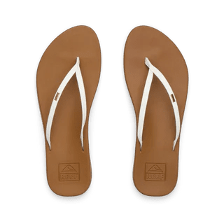 Reef Cushion Slim White / Tan 8 M 195333661636 Shoe Deals Outlet
