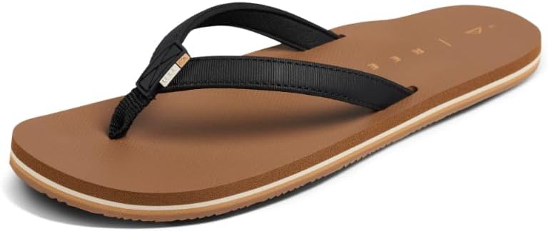 Reef Solana Black / Tan 10 M 196985346070 Shoe Deals Outlet