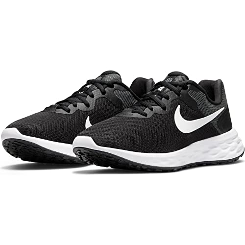 Nike Revolution 6 Next Nature - Women's Black White Dk Smoke Grey Cool Grey Shoe Deals Outlet