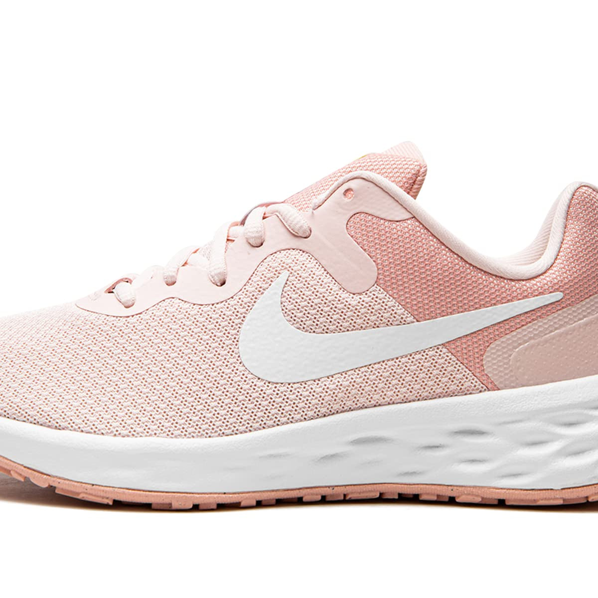 Nike Revolution 6 - Women's Pure Platinum Lt Crimson Wolf Grey Shoe Deals Outlet