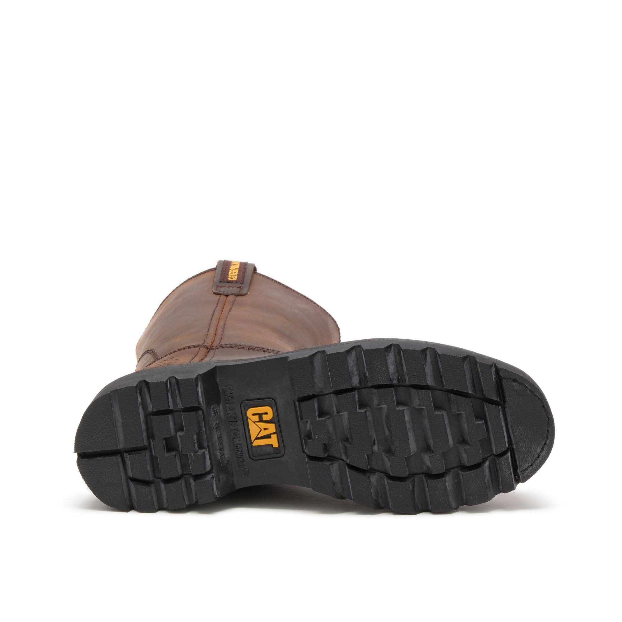 Caterpillar Revolver Steel - Toe Boots - Men's Brown Shoe Deals Outlet