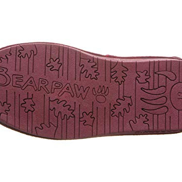BEARPAW Rosie Kids Boots - Kids Wine Shoe Deals Outlet