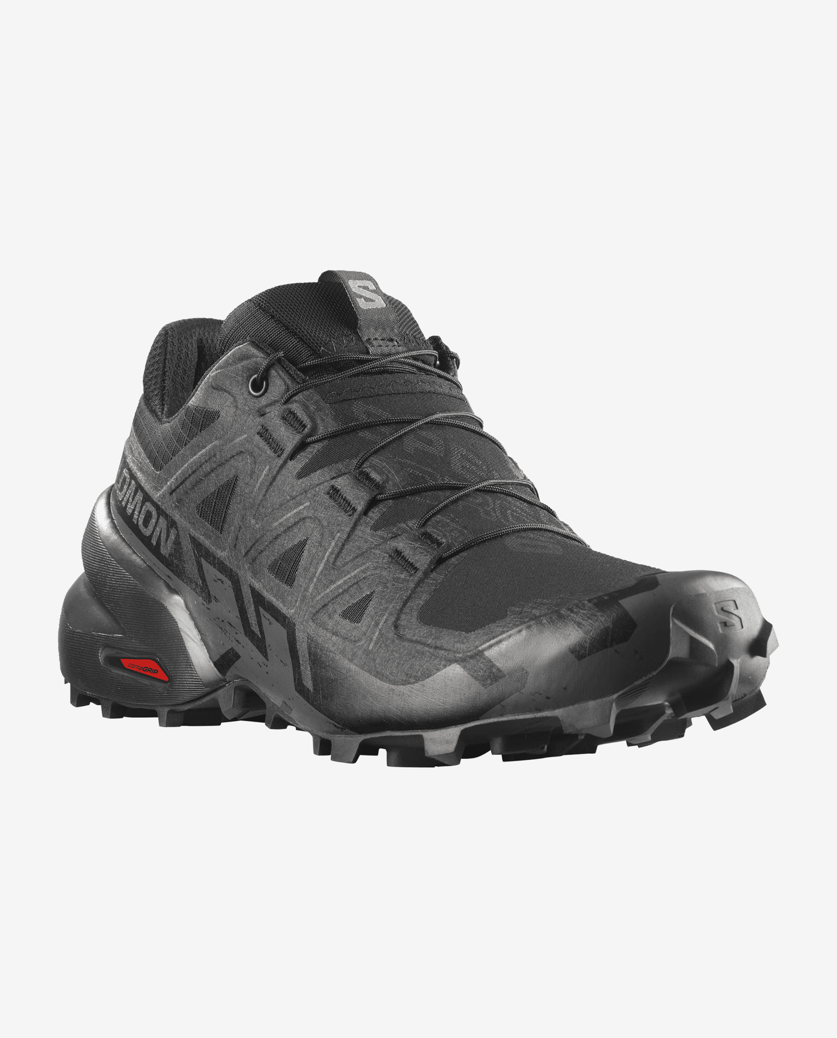 Salomon SPEEDCROSS 6 Black / Black 8 M 195751067416 Shoe Deals Outlet