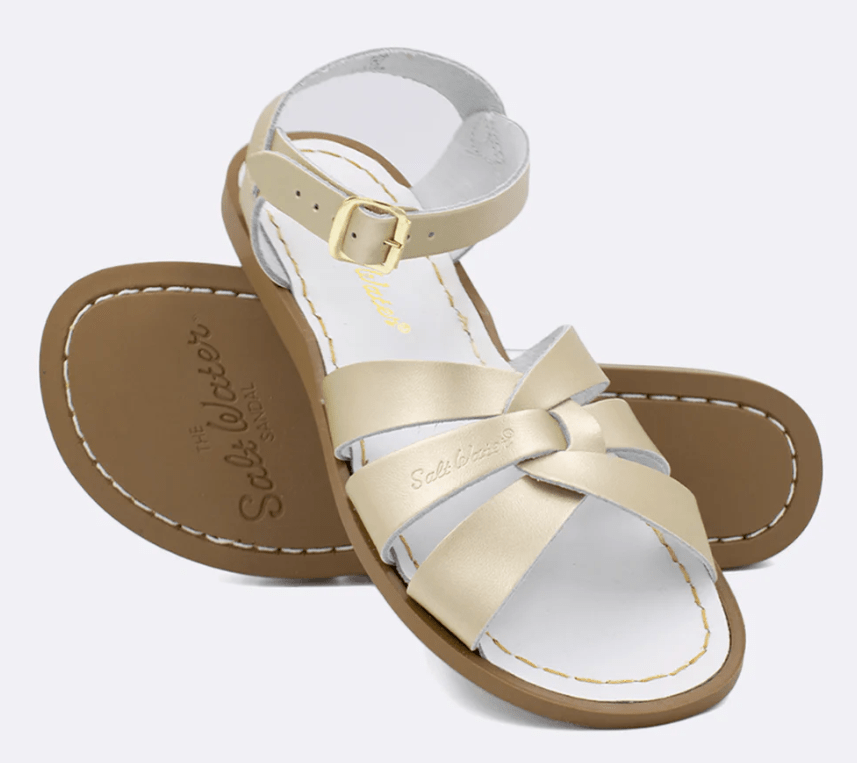 Salt Water Sandal by Hoy Shoes Original Gold 7 M 000523830054 Shoe Deals Outlet